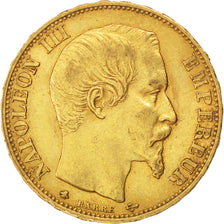 Coin, France, Napoleon III, Napoléon III, 20 Francs, 1860, Strasbourg