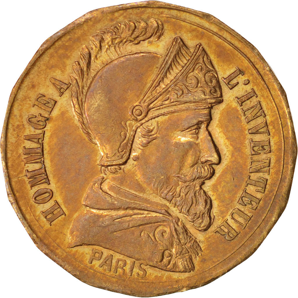 France, Token, Trades, Crayons Mengin, MS(60-62), Brass