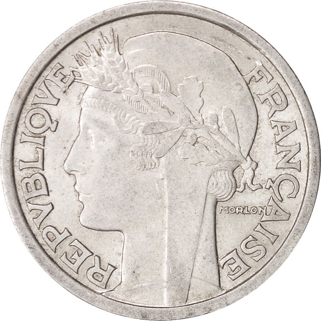 Monnaie, France, Morlon, 2 Francs, 1948, Beaumont - Le Roger, SUP+, Aluminium
