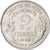 Munten, Frankrijk, Morlon, 2 Francs, 1948, Beaumont - Le Roger, PR+, Aluminium