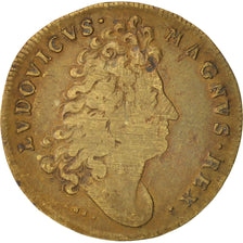 Frankreich, Token, Royal, Bâtiments du Roi, Louis XIV, SS, Messing