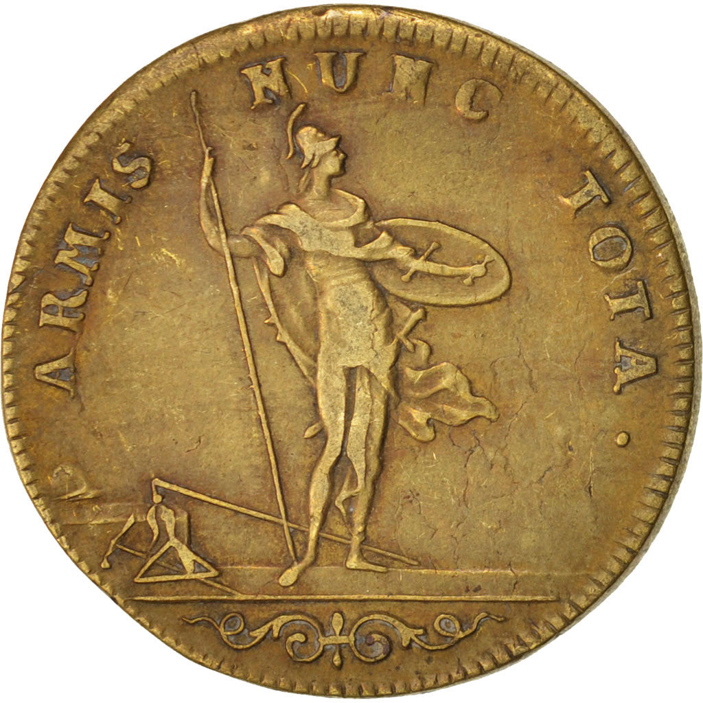 Frankreich, Token, Royal, Bâtiments du Roi, Louis XIV, SS, Messing