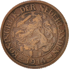 Coin, Netherlands, Wilhelmina I, Cent, 1914, EF(40-45), Bronze, KM:152