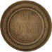 France, Le Loyal, 20 Centimes, XXth Century, AU(50-53), Copper