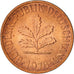 Coin, GERMANY - FEDERAL REPUBLIC, Pfennig, 1978, Stuttgart, AU(55-58), Copper