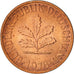 Monnaie, République fédérale allemande, Pfennig, 1978, Stuttgart, SUP, Copper