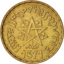 Morocco, Mohammed V, 10 Francs, 1951, Paris, MS(60-62), Aluminum-Bronze, KM:49