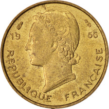 French West Africa, 5 Francs, 1956, TTB+, Aluminum-Bronze, KM:5