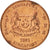 Munten, Singapur, Cent, 2001, Singapore Mint, ZF+, Copper Plated Zinc, KM:98
