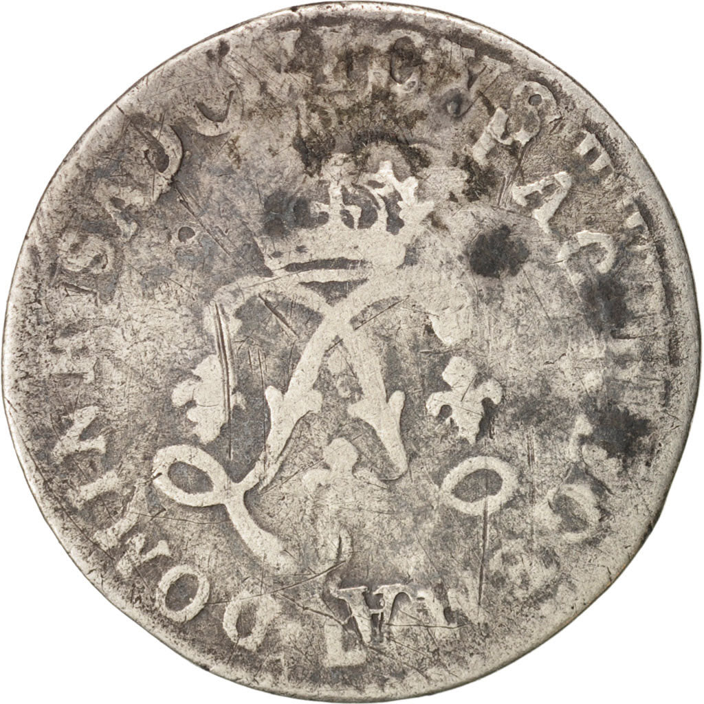 Munten, Frankrijk, Louis XIV, 4 Sols aux 2 L, 4 Sols 2 Deniers, 1694, Bayonne