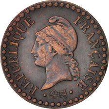 Frankreich, Dupré, Centime, 1849, Paris, SS, Bronze, KM:754, Gadoury:84