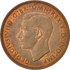 Great Britain, George VI, Penny, 1940, AU(50-53), Bronze, KM:845