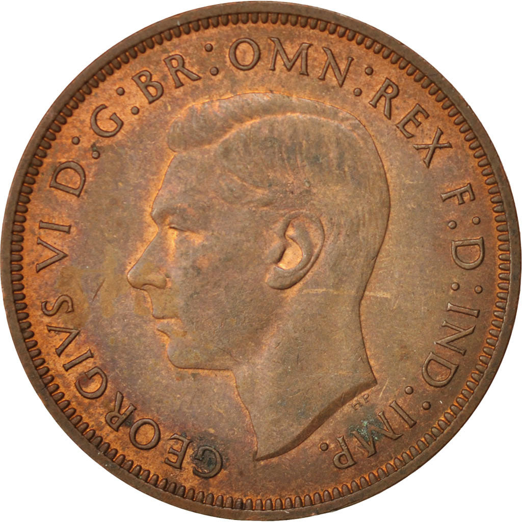 Coin, Great Britain, George VI, Penny, 1940, EF(40-45), Bronze, KM:845