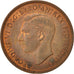 Coin, Great Britain, George VI, Penny, 1940, EF(40-45), Bronze, KM:845