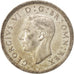 Münze, Großbritannien, George VI, 6 Pence, 1944, VZ, Silber, KM:852