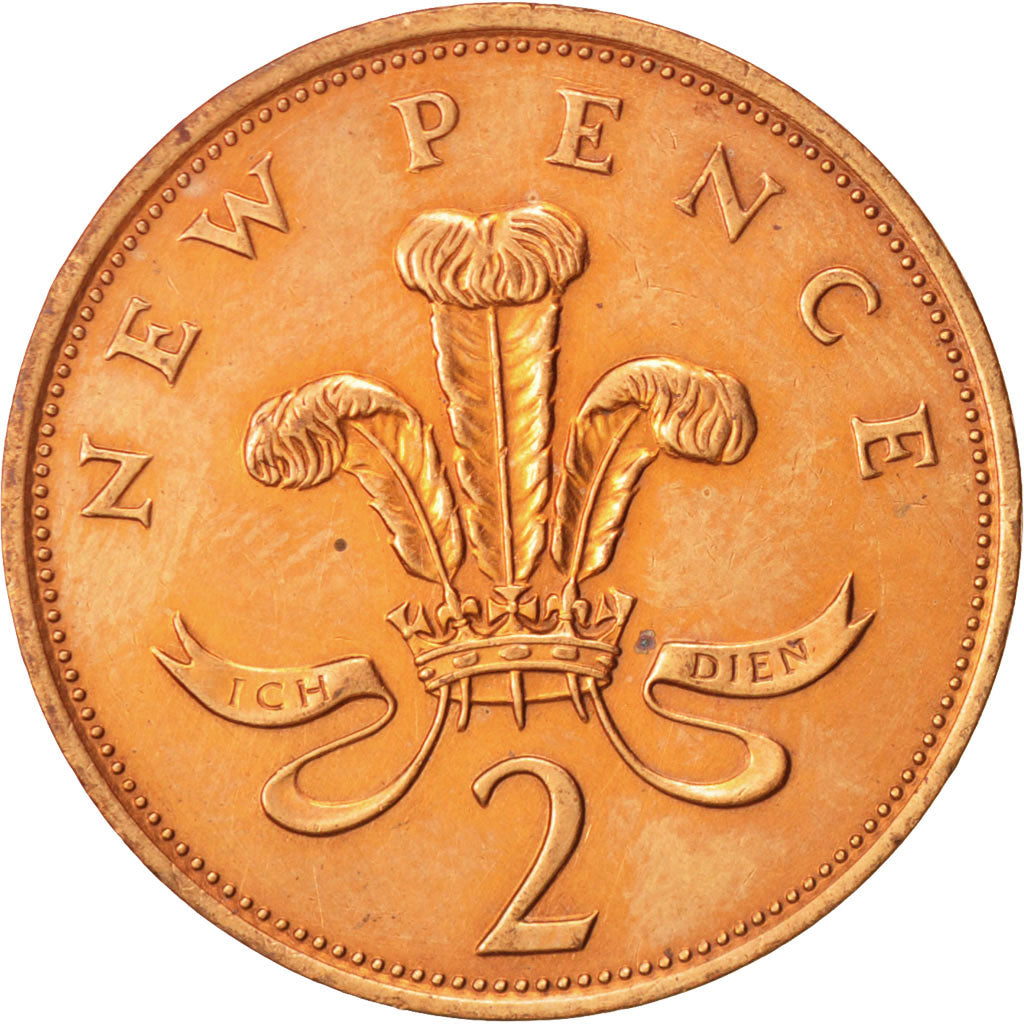 Monnaie, Grande-Bretagne, Elizabeth II, 2 New Pence, 1980, TTB, Bronze, KM:916