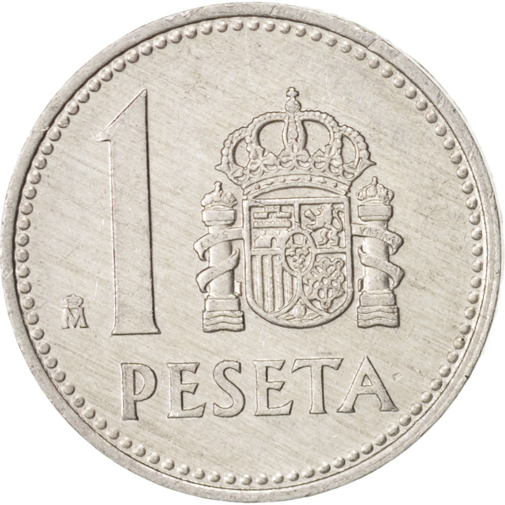 Münze, Spanien, Juan Carlos I, Peseta, 1986, VZ+, Aluminium, KM:821
