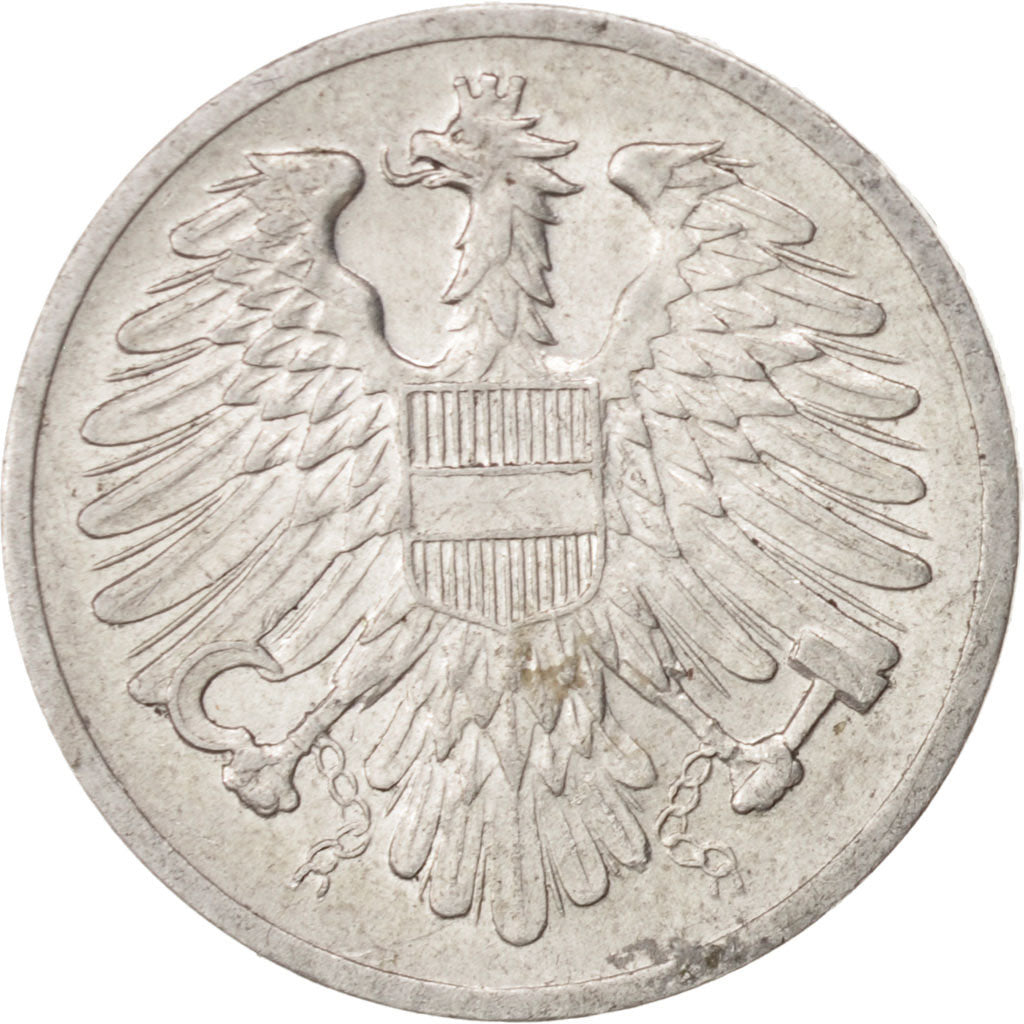 Münze, Österreich, 2 Groschen, 1952, VZ+, Aluminium, KM:2876