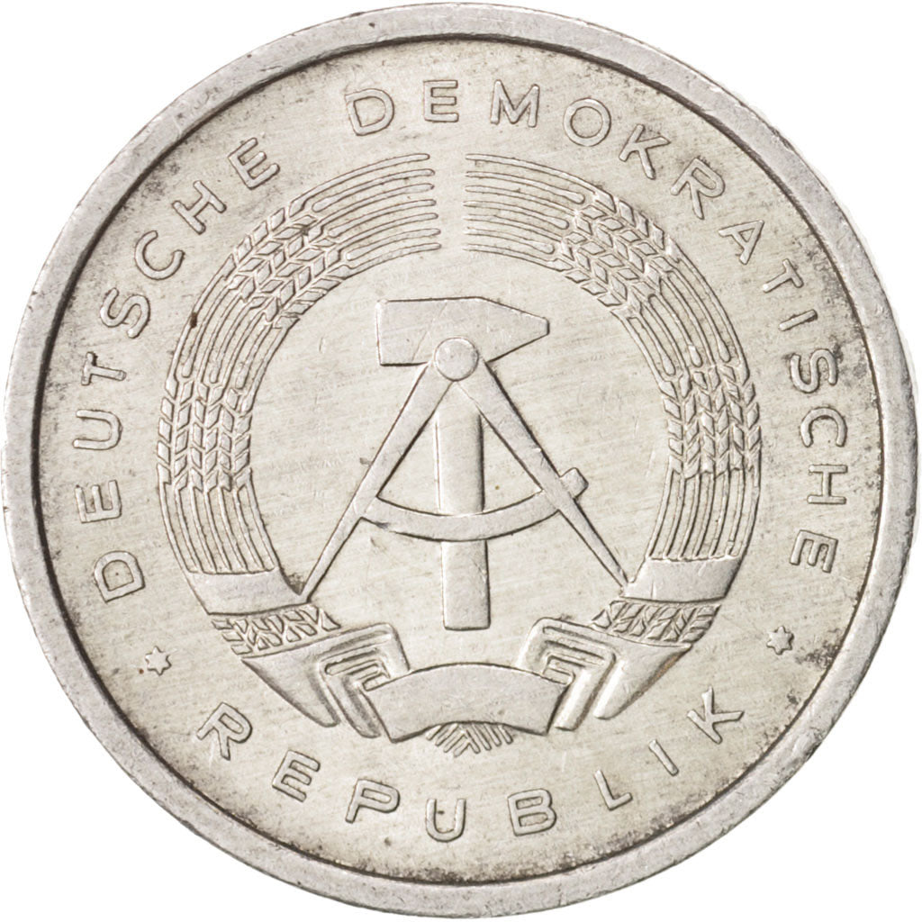 Moneta, REPUBBLICA DEMOCRATICA TEDESCA, 5 Pfennig, 1983, Berlin, SPL, Alluminio