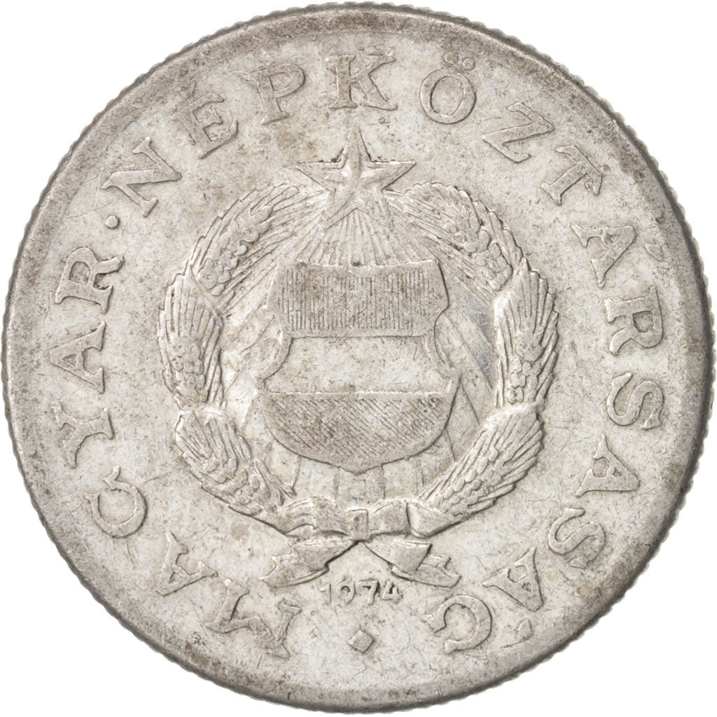 Moneta, Ungheria, Forint, 1974, BB, Alluminio, KM:575