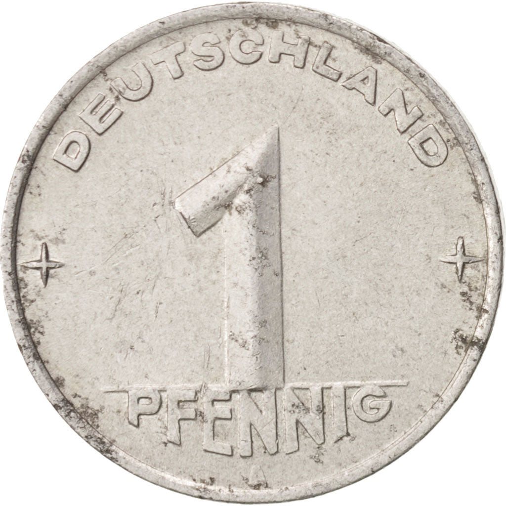 GERMAN-DEMOCRATIC REPUBLIC, Pfennig, 1952, Berlin, TTB+, Aluminium, KM:5