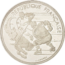 Munten, Frankrijk, Hockey, 100 Francs, PR, Zilver