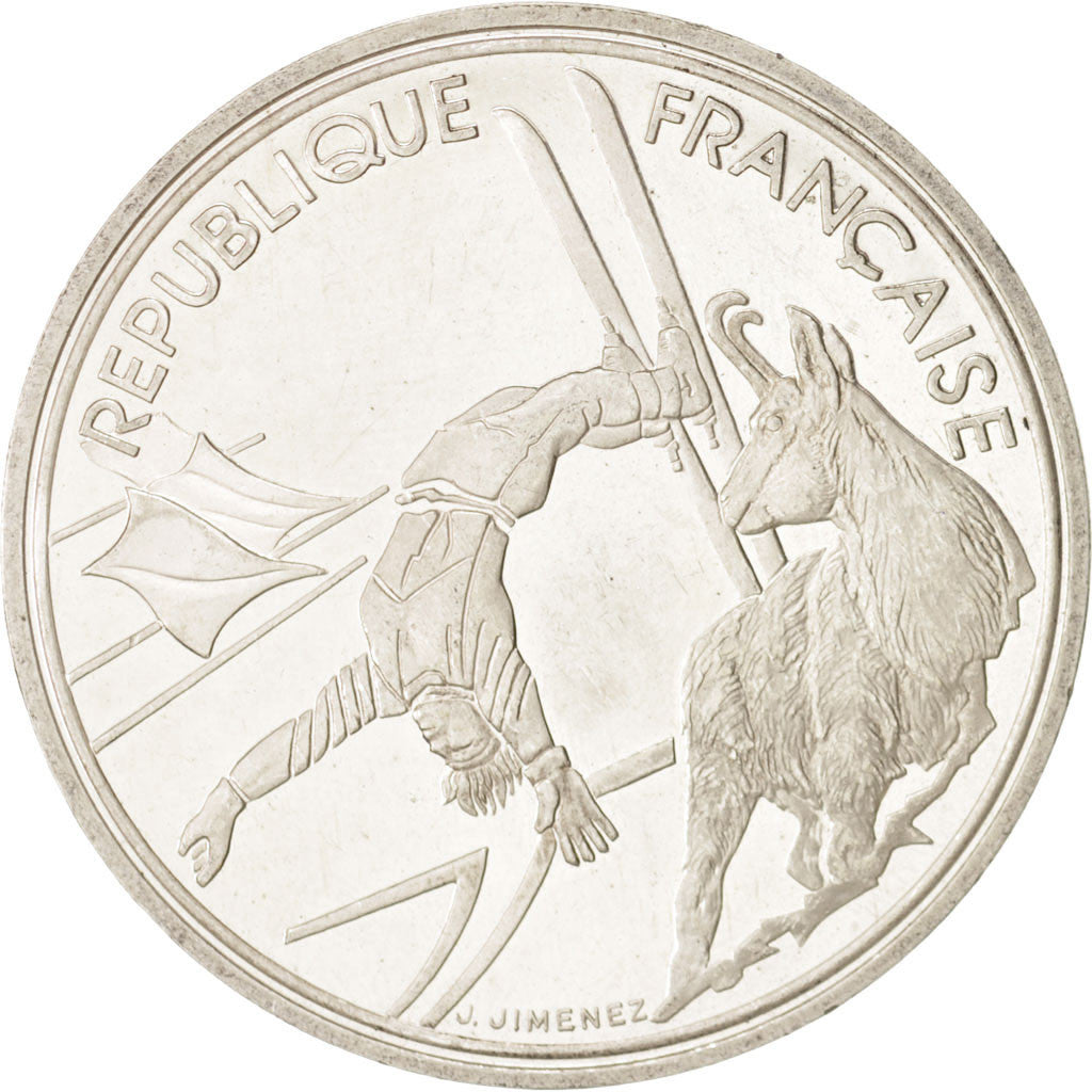 Francia, Exemplaire de démonstration Belle Épreuve 100 francs - Ski acrobatique