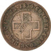 Moneta, CANTONI SVIZZERI, FREIBURG, 5 Rappen, 1830, BB, Biglione, KM:87