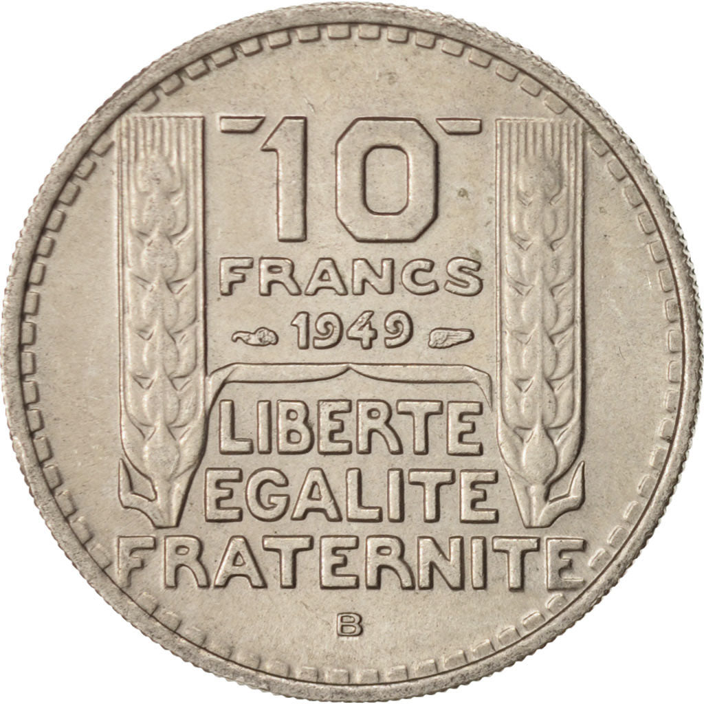 Monnaie, France, Turin, 10 Francs, 1949, Beaumont - Le Roger, SUP