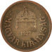 Monnaie, Hongrie, 2 Filler, 1927, Budapest, TB, Bronze, KM:506
