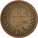 Monnaie, Hongrie, 2 Filler, 1927, Budapest, TB, Bronze, KM:506