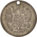 Russia, Nicholas II, 10 Kopeks, 1869, Saint-Petersburg, VF(20-25), Silver