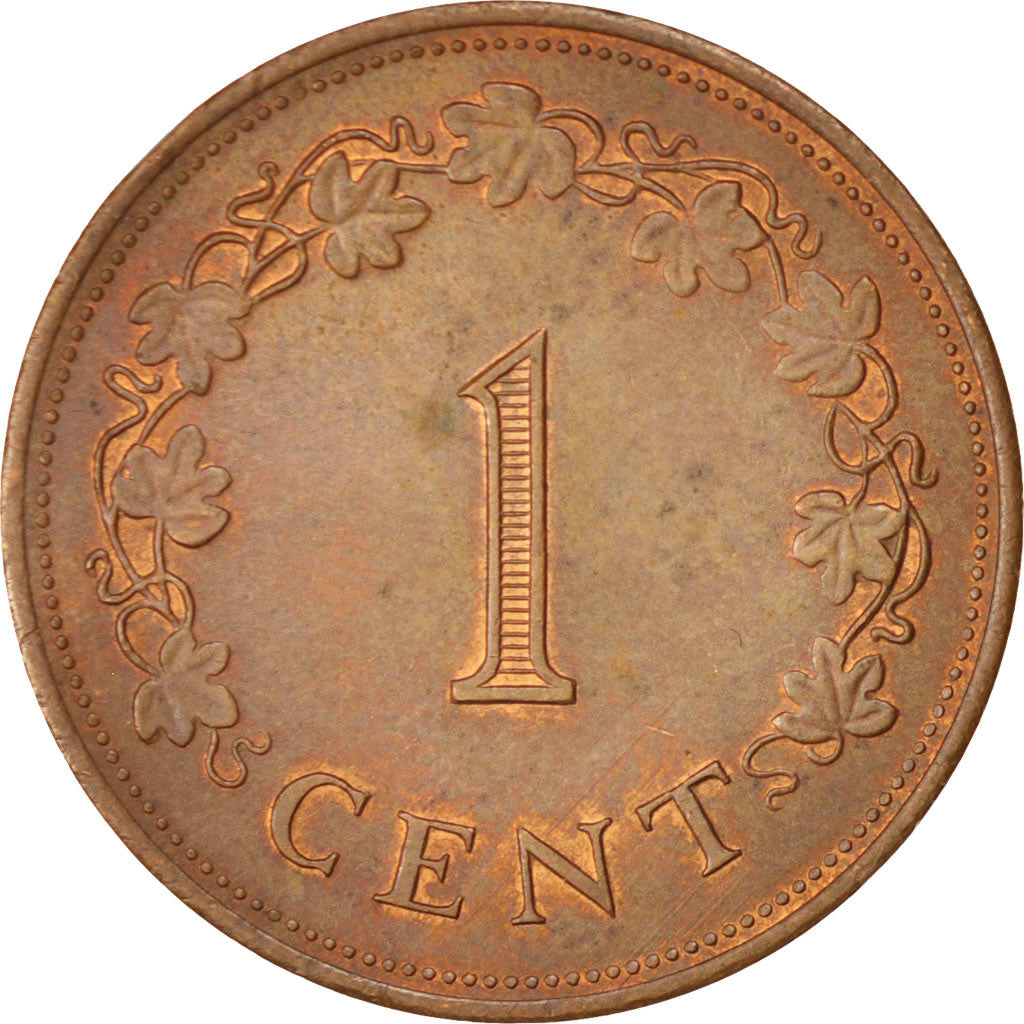 Moneta, Malta, Cent, 1977, British Royal Mint, BB+, Bronzo, KM:8
