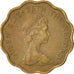 Coin, Hong Kong, Elizabeth II, 20 Cents, 1978, AU(50-53), Nickel-brass, KM:36