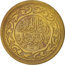 Tunisia, 100 Millim, 1960, AU(55-58), Brass, KM:309
