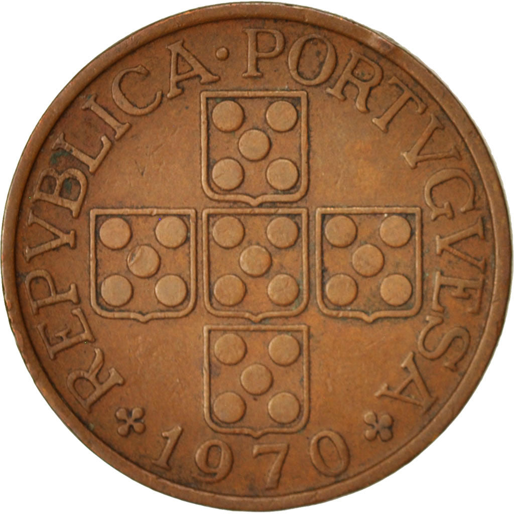 Monnaie, Portugal, Escudo, 1970, TTB, Bronze, KM:597