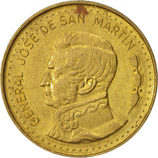 Moneta, Argentina, 100 Pesos, 1981, AU(55-58), Mosiądz powlekany stalą, KM:85a
