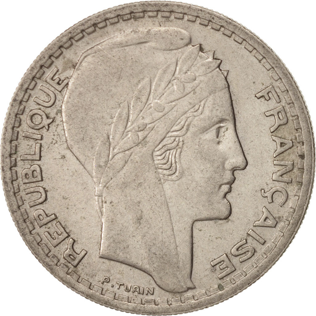 Munten, Frankrijk, Turin, 10 Francs, 1947, Paris, ZF+, Copper-nickel, KM:908.1