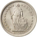 Moneta, Szwajcaria, 1/2 Franc, 1968, Bern, MS(65-70), Miedź-Nikiel, KM:23a.1