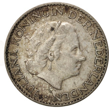 Monnaie, Pays-Bas, Juliana, Gulden, 1955, TTB+, Argent, KM:184