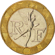 Munten, Frankrijk, Génie, 10 Francs, 1988, Paris, PR, Bi-Metallic, KM:964.1