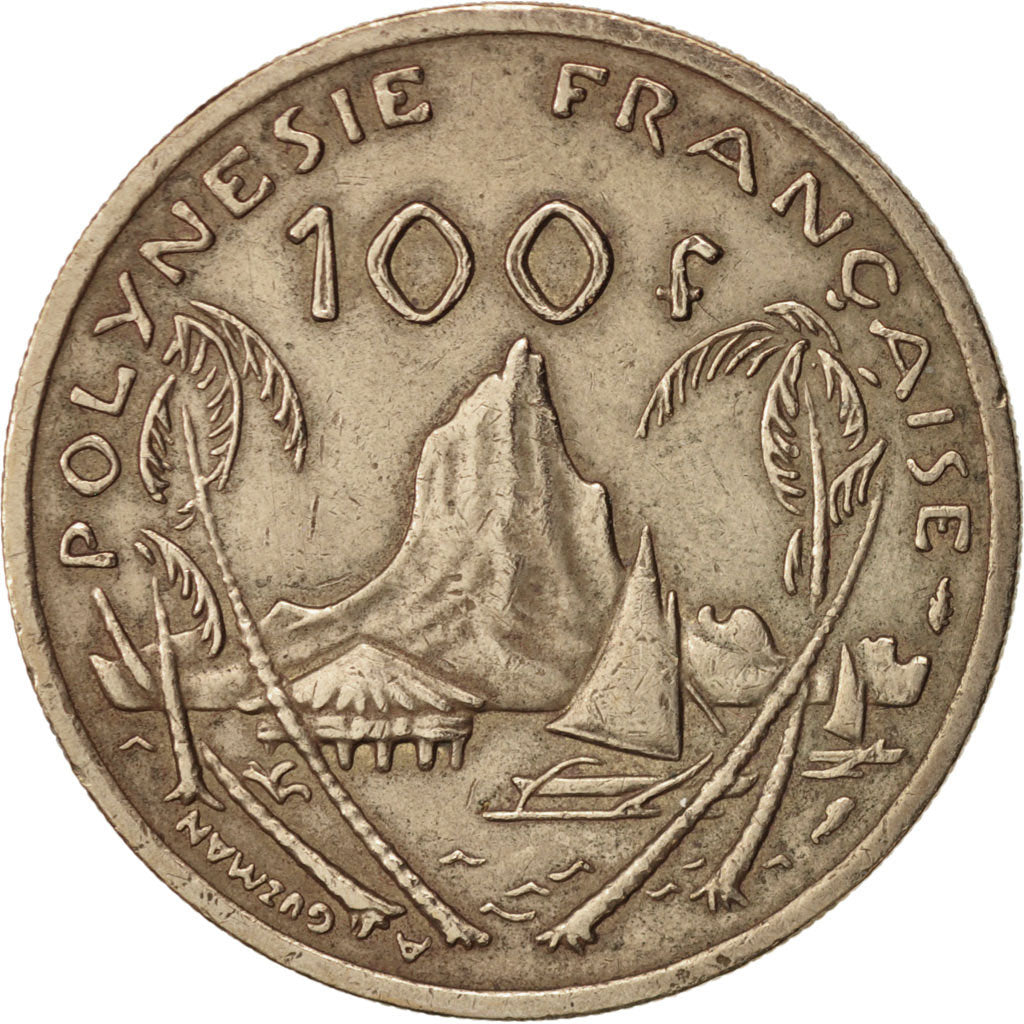 Coin, French Polynesia, Semeuse, 100 Francs, 1979, Paris, AU(50-53)