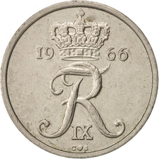Münze, Dänemark, Frederik IX, 25 Öre, 1966, Copenhagen, SS+, Copper-nickel