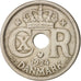Danemark, Christian X, 25 Öre, 1924, Copenhagen, TTB, Copper-nickel, KM:823.1