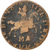 RUSSIA, Kopek, 1711, Moscow, KM #118, EF(40-45), Copper, 8.21
