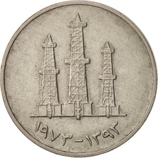 Munten, Verenigde Arabische Emiraten, al-Hassan II, 50 Fils, 1973, British Royal
