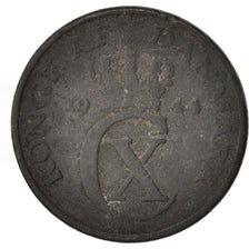 Coin, Denmark, Christian X, Ore, 1944, Copenhagen, VF(20-25), Zinc, KM:832