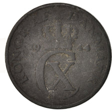 Moneda, Dinamarca, Christian X, Ore, 1944, Copenhagen, BC+, Cinc, KM:832