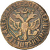 Coin, Russia, Peter I, Denga, 1/2 Kopek, 1707, EF(40-45), Copper, KM:115