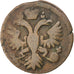 RUSSIA, Denga, 1/2 Kopek, 1735, KM #188, VF(30-35), Copper, 7.76
